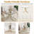5- Piece Dining Table Set,Glass Top Metal Base Dining Tablewith 4 Faux Leather Dining Chairs-111233763-111233765