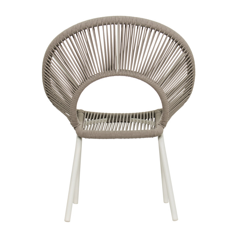 Archipelago Outdoor Dining Armchair, Coconut White