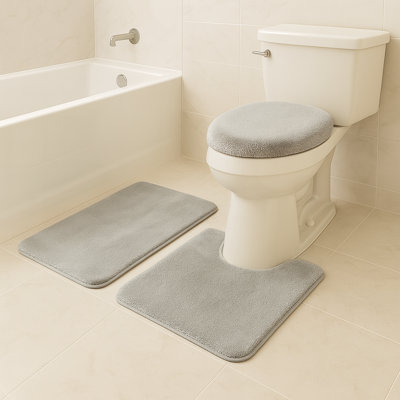 Shawnna 3 Piece Bath Rug Set