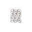 Seating 72" Screen Edging 3 - Panel Hanging Room Divider