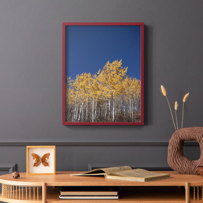 Amber in the Forest, reproduction encadrée - bois massif
