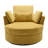 Niama Upholstered Swivel Lounge Armchair With Pillows-1154833262