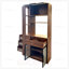 Grande armoire de rangement en bois avec espaces multifonctionnels, organisateur d'entrée moderne pour le couloir et le salon