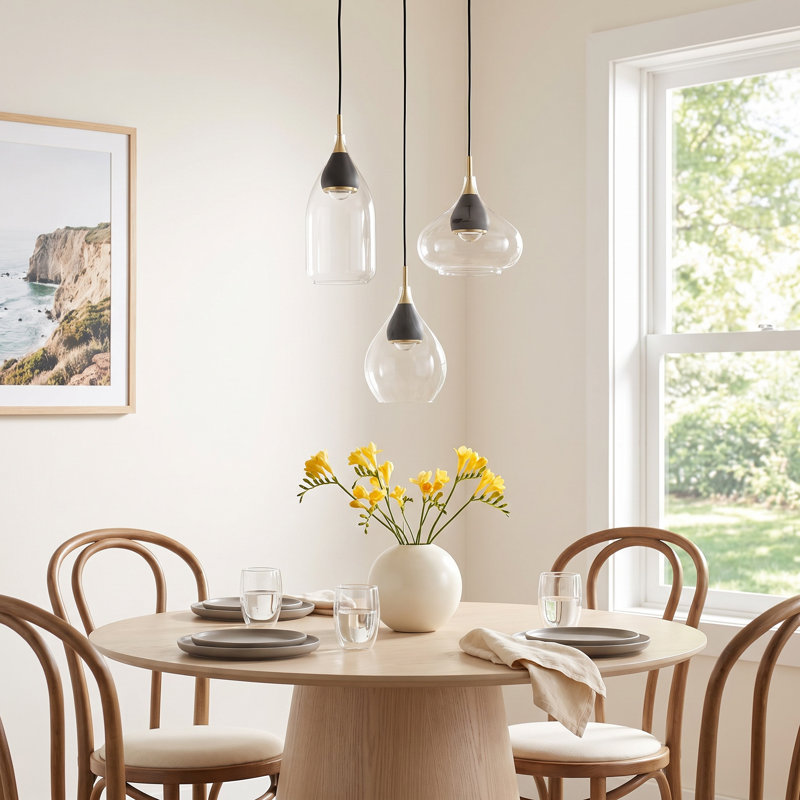 Demetra 3 - Light Gold LED Cluster Pendant