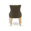 Chaises de salle à manger Friona Parson - Ensemble de 2 chaises capitonnées en tissu Gotham-556177876-556177877