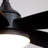 52" 5-Blades Ceiling Fan with Light Black