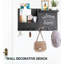 Porte-clés pour mur - Porte-courrier organisateur mural avec tablette - Porte-clés à suspendre avec crochets décoratifs pour la maison Manteau à lettre Chien en laisse