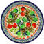 Assiette de poterie polie 6 "Apple Orchard