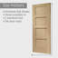 Internal Oak Shaker 4 Panel-45399141