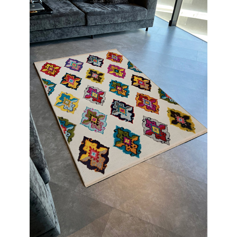 Tapis intérieur / extérieur Ruhama, Rectangle 5 pi 1 po x 8 pi 6 po
