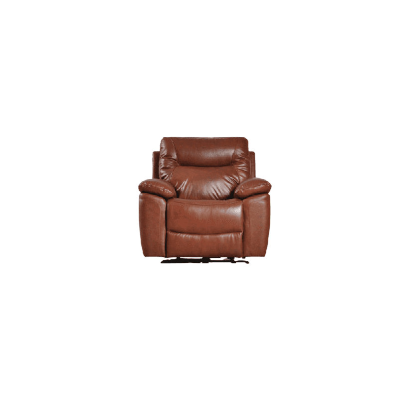 Celarian Genuine Leather Electric Power Recliner Armchair, Tan