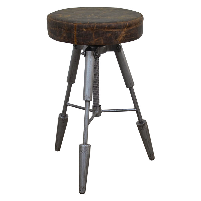 Aaronisha Height Adjustable Bar Stool