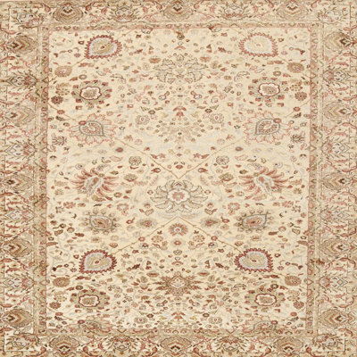 Tapis traditionnel beige clair