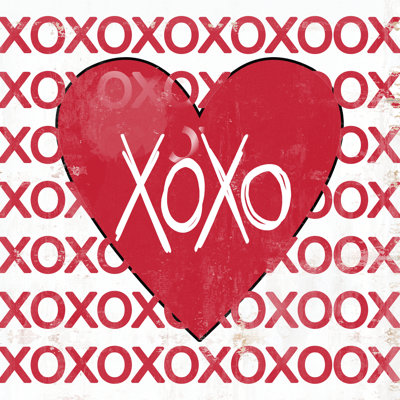 Xoxo - Wrapped Canvas Print