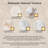 Modern Natural Alabaster Wall Sconce With  Dimmable 2‑light G9 Bulbs