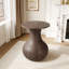 Table de salle à manger en forme de vase à piédestal en noyer foncé gris brumeux pour 6/8/10 sièges de cuisine-252240490