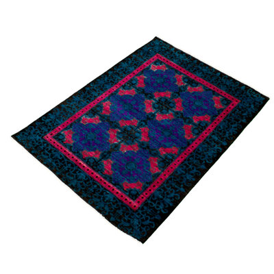 Carter-John One-of-a-Kind 5'3" X 7' New Age Wool Area Rug in