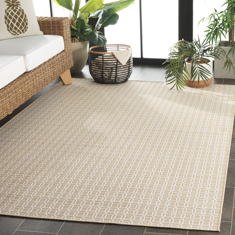 Terrace 808 Geometric Indoor/Outdoor Rug, Rectangle 4' x 6'