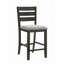 Chaise de salle à manger à hauteur de comptoir de style contemporain avec tabouret de bar et tabouret de bar 2 pièces
