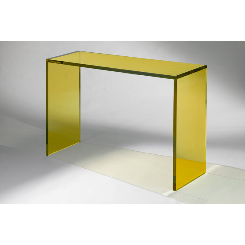 Console Zacery, jaune