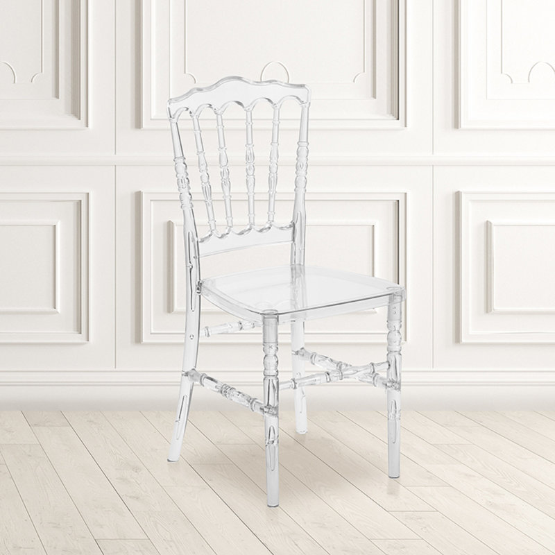 Chaise empilable Glenoe Crystal Ice Napoleon