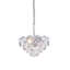 Lustre en chrome 8 lumières avec détails en cristal Vanesca-881048306