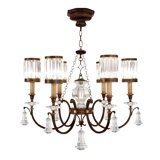 Eaton Place 6 - Light Glass Chandelier
