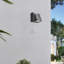 Bleboo Black 7.8cm H Integrated LED Outdoor Armed Sconce