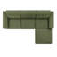 Arielle 4-Piece Performance Fabric Upholstered Modular Sofa Set With Ottoman In Foliage-115273577