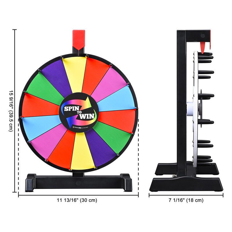 Roue de jeu WinSpin 12 po