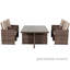 Wren 4 - Person Patio Dining Set with Rectangular Table , Cushions Included-30116725