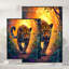 Single Picture Frame LED Illuminated Wall Art Wall Art on Glass / Aluminium-126591054