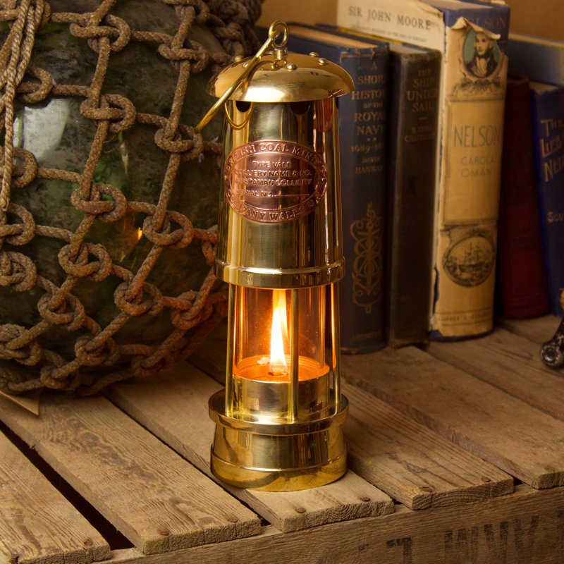 Metal Wall Lantern with Candle Included