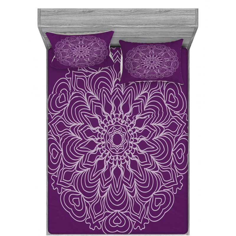 Microfiber Sheet Set, Queen Sheet Set with Fitted Sheet