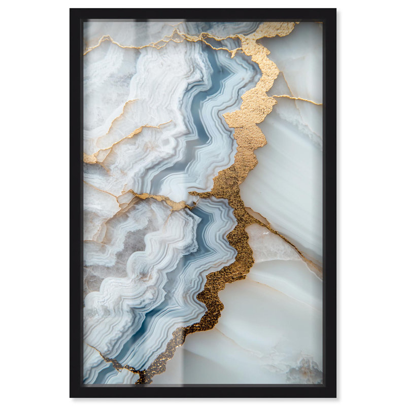 Décoration murale Denim Dreams II Shadowbox Print par Art Remedy, H 16 po x l 11 po, Noir