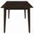 Henin Cappuccino Rectangle Dining Table