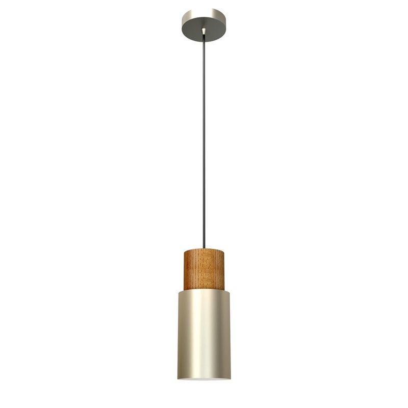 Mariano 1 - Light Cylinder Pendant, Brass