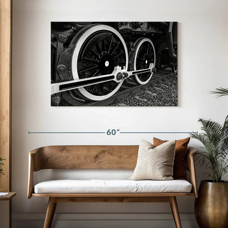 Mehar Train Wheels, 30" H x 45" W