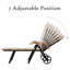 Chaise longue simple inclinable avec coussins 73 po Yeo-86830196-124280804