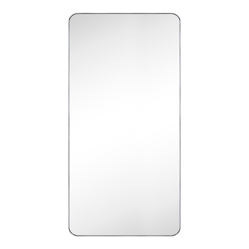 Kengston Modern & Contemporary Rectangular Bathroom Vanity Mirror, 60" x 30", Polished Nickel