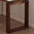Solid wood walnut-colored L-shaped corner desk-217062022-217062017