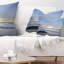 Magnifique coussin décoratif bleu Rocky Seashore - Sea & Shore