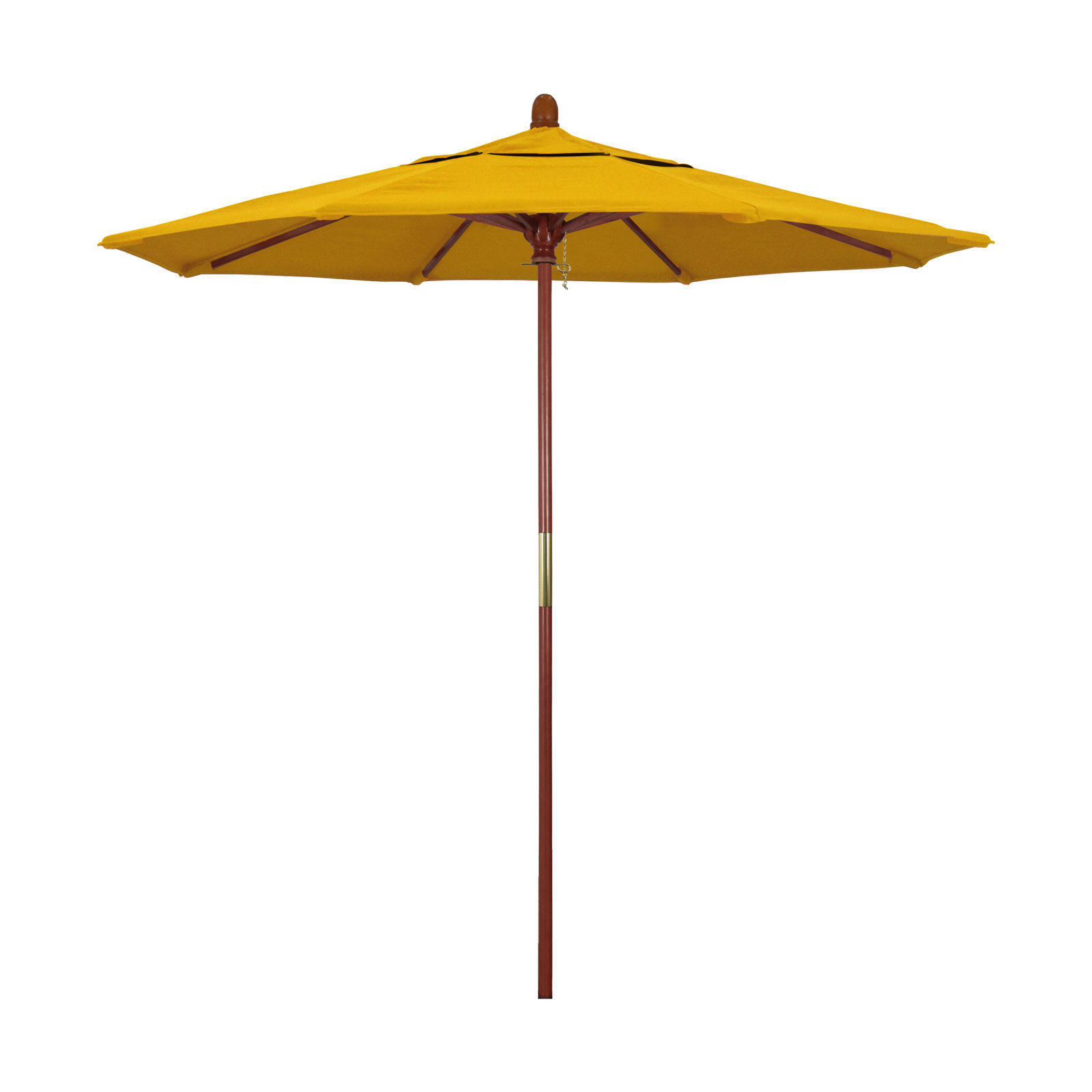 Manford 90'' Outdoor Umbrella, Yellow Performance Canvas