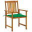 Chaise de patio en acacia avec coussin-1381994822-1381994817