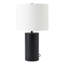 Lampe de table noire