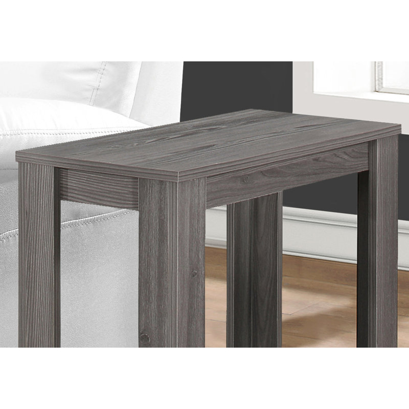 Table d'appoint grise robuste 15,79 lb - et compacte fonctionnelle de 6 pouces de haut