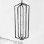 Luminaire suspendu de style lanterne suspendue 12 lumières style lanterne noire en métal-1980752510
