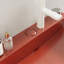 Meuble-lavabo 24 po avec lavabo en céramique et tablette de rangement en fer-110488727-110488725