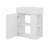 Modern Floating Bathroom Vanity With Ceramic Basin -Right Side Storage