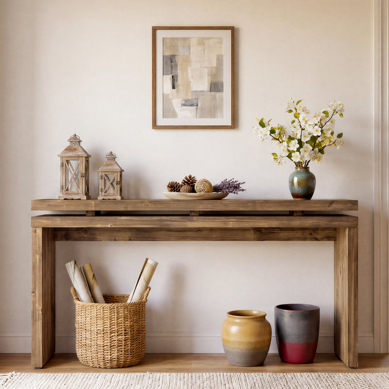 160cm Solid Wood Console Table